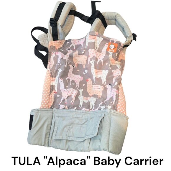 Tula Alpaca Coral Gray Ergonomic Adjustable Baby Toddler Wearing Travel Carrier main image 4